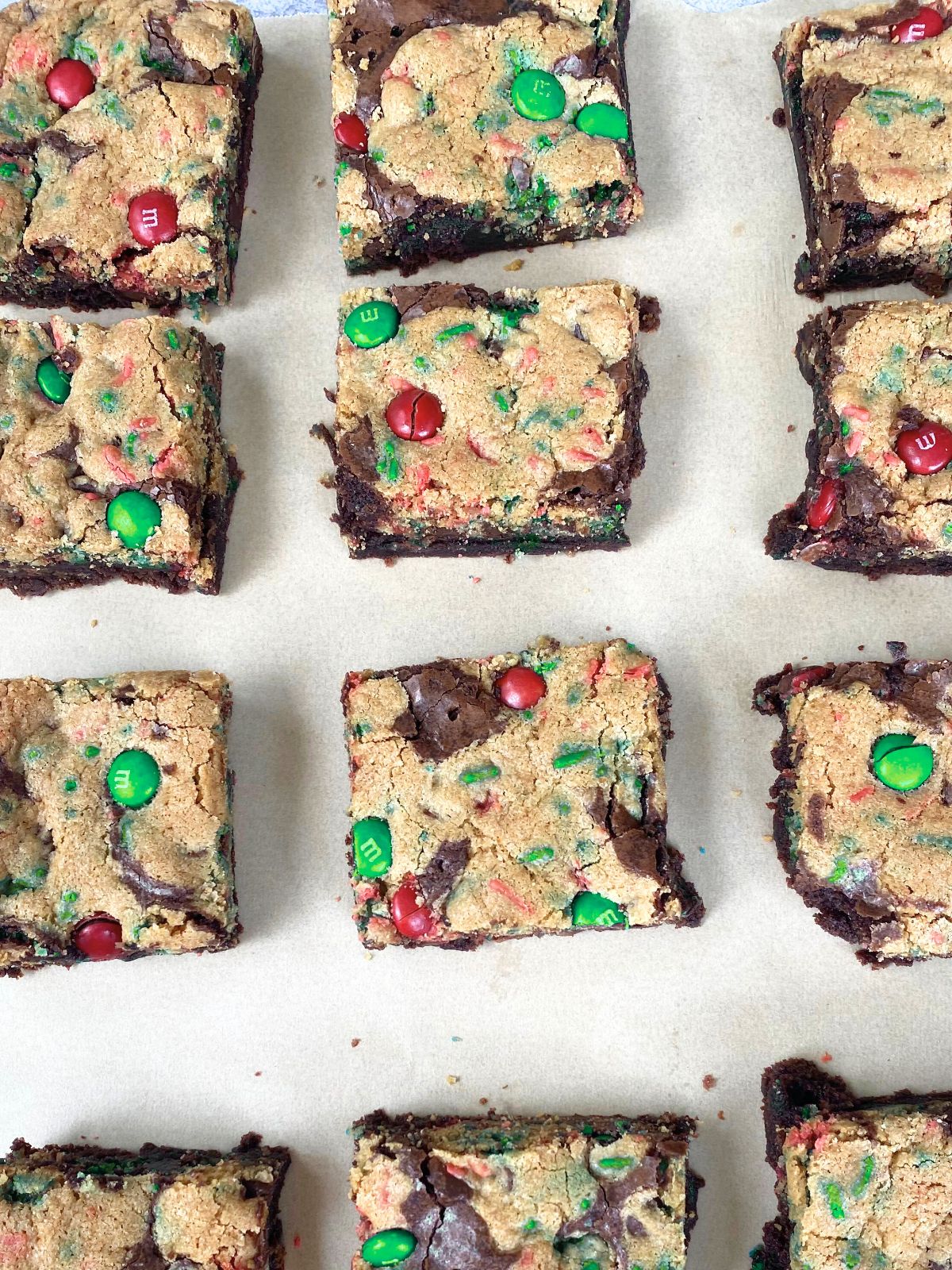 Christmas brookies