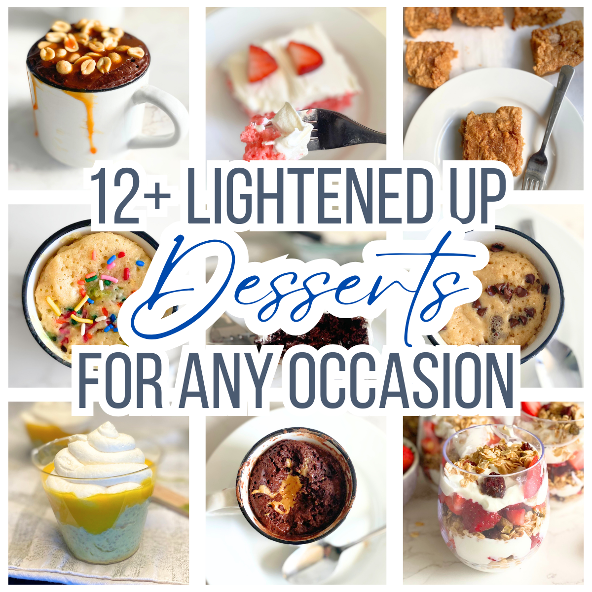 lightened up desserts