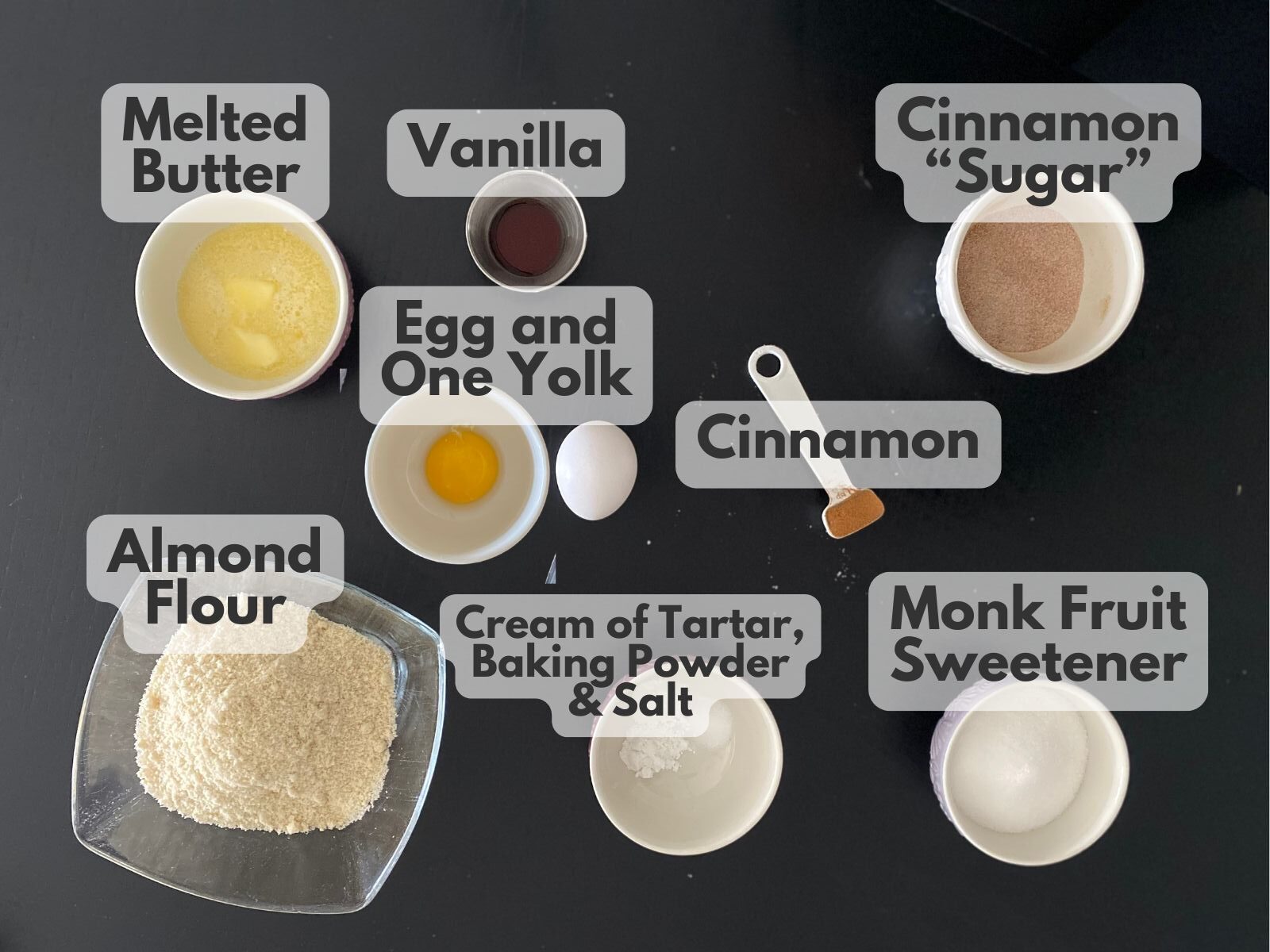 low carb snickerdoodle bars ingredients