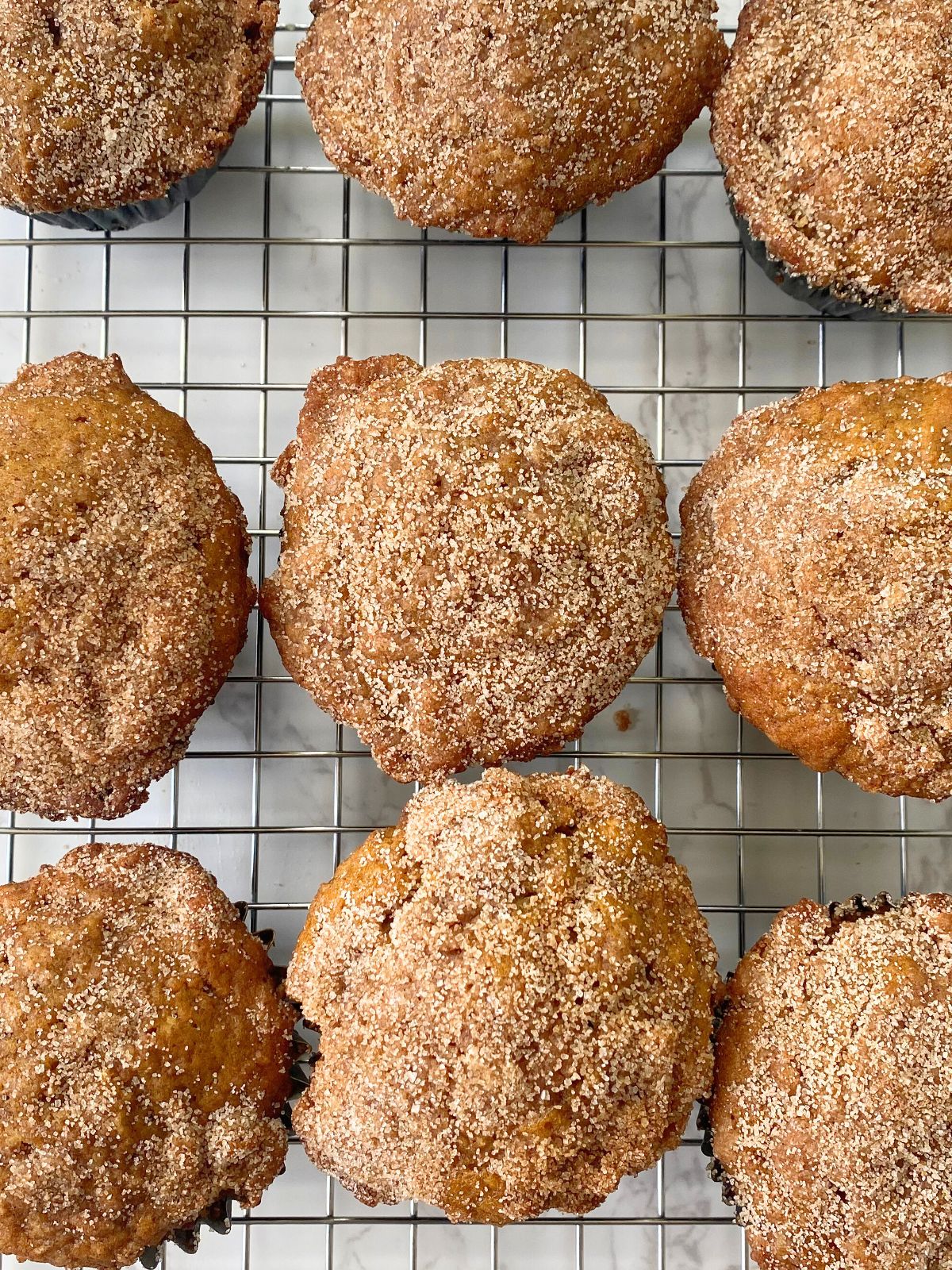 pumpkin snickerdoodle muffins