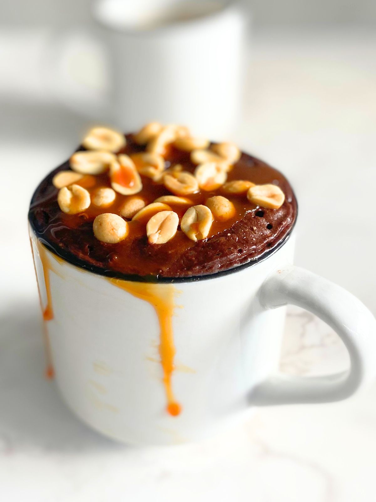 snickers protein mug cake