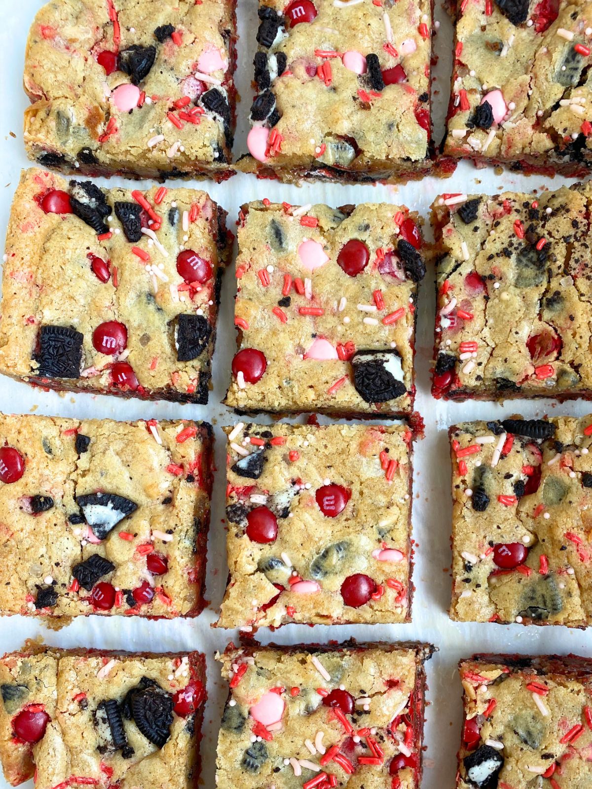 valentines day blondies
