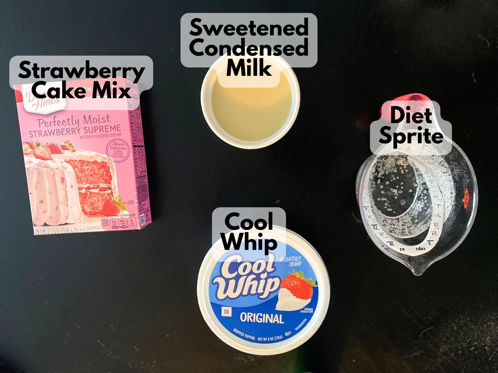 weight watchers strawberry poke cake ingredients