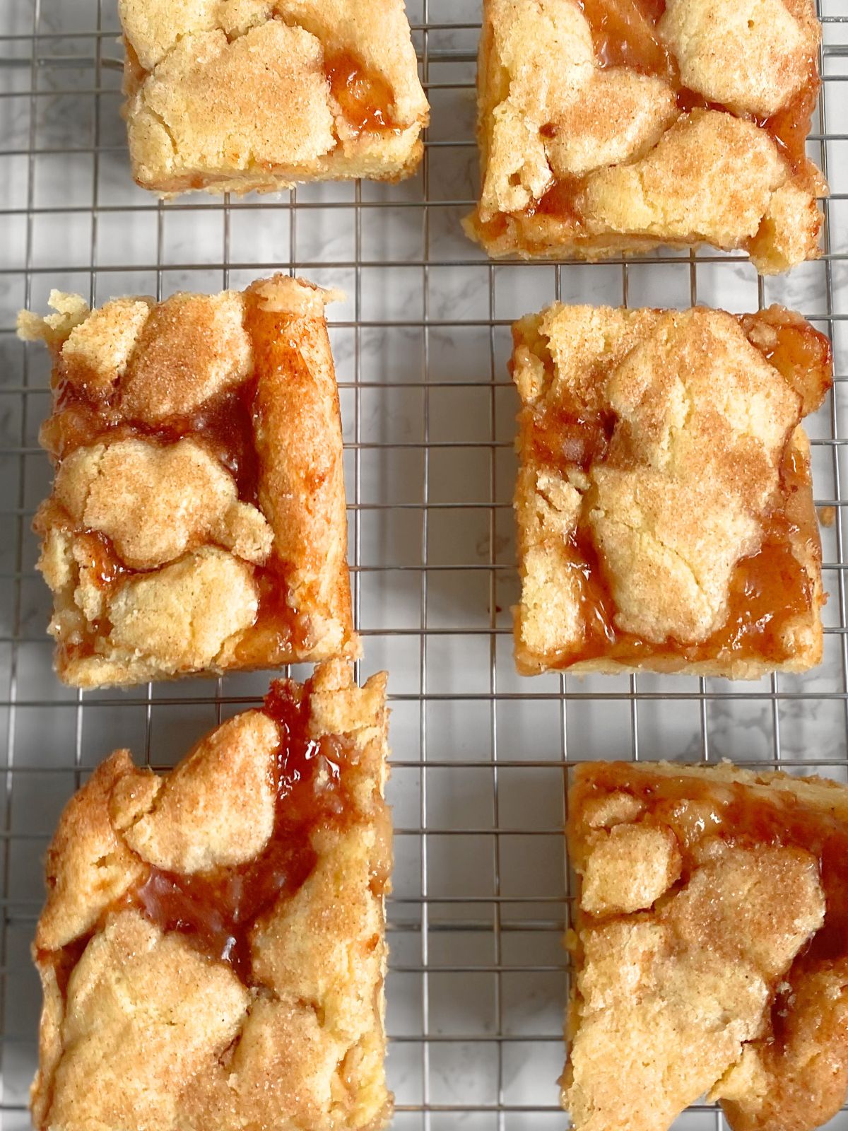 apple pie sugar cookie bars