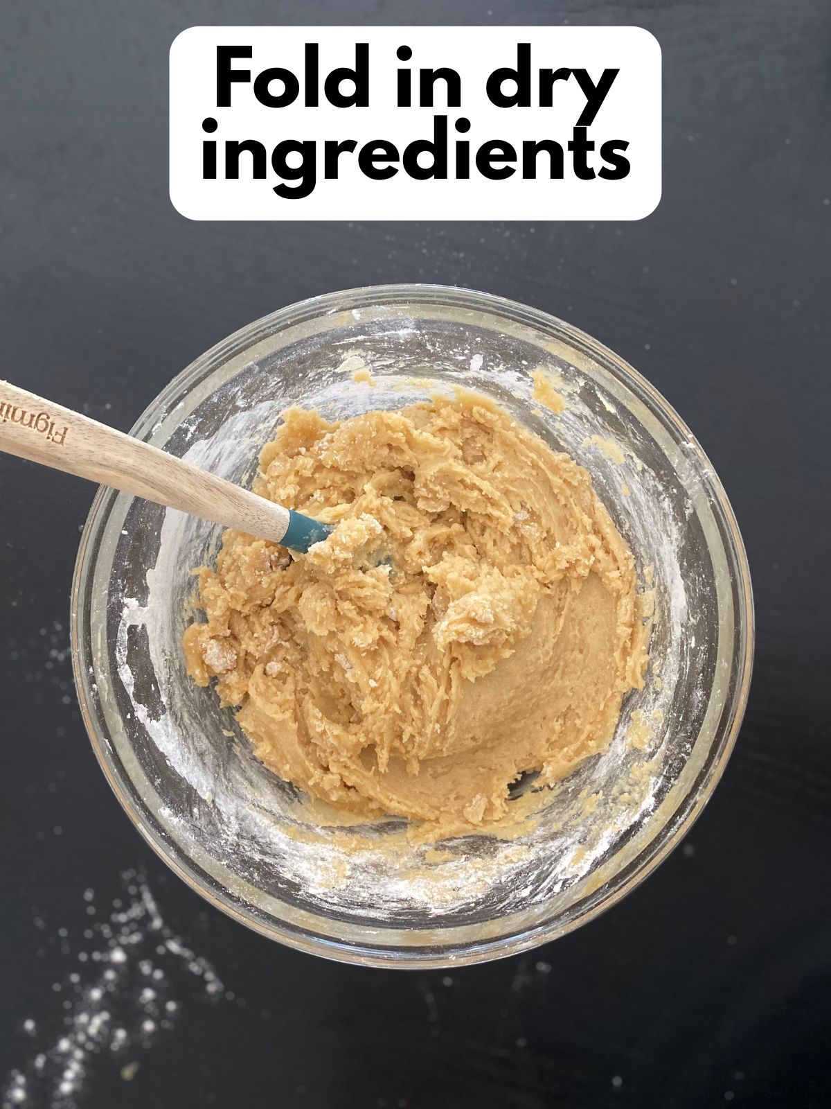 batter with dry ingredients folded in