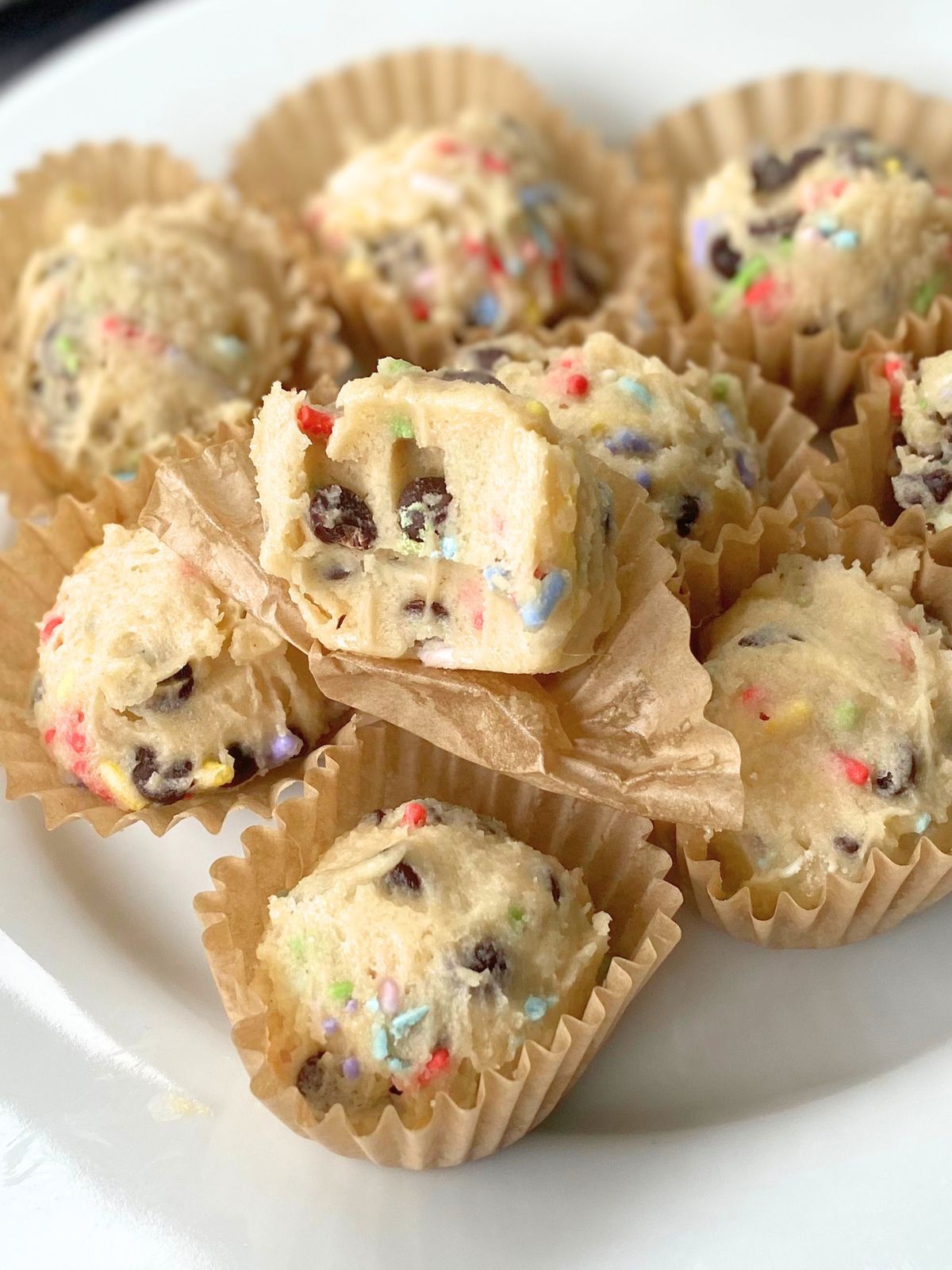 chocolate chip cookie dough balls