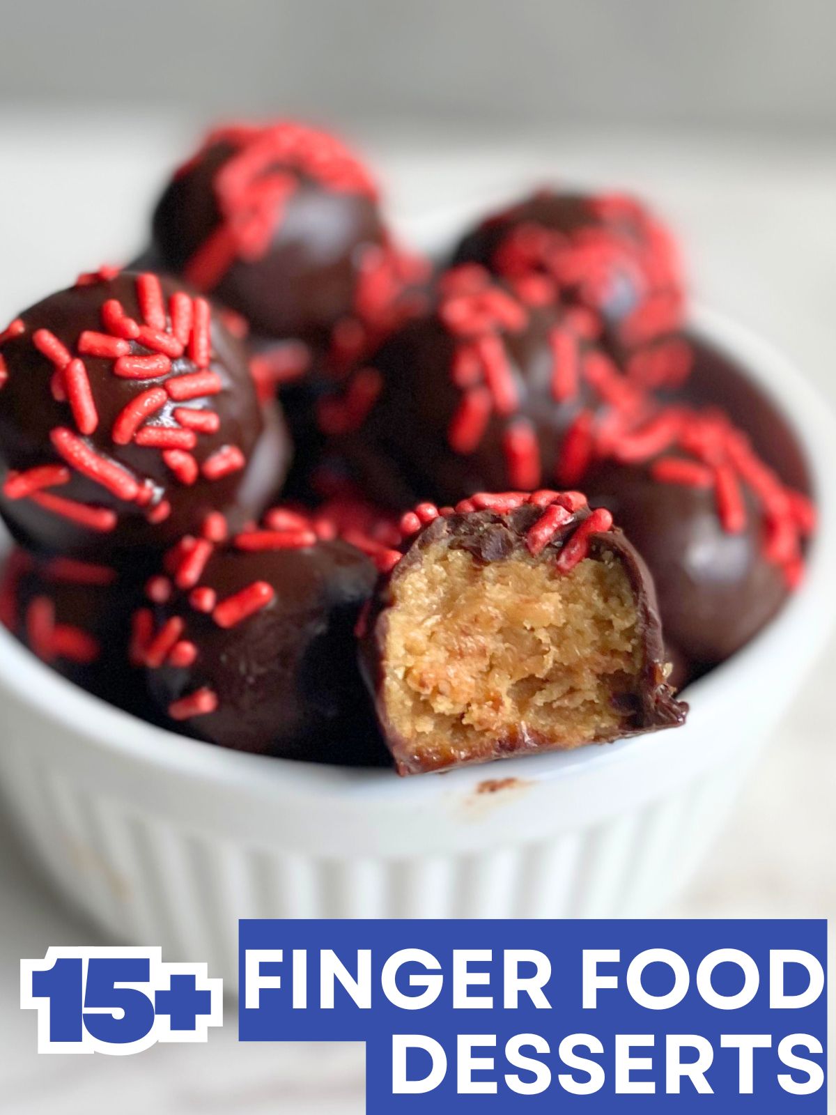 chocolate covered peanut butter balls