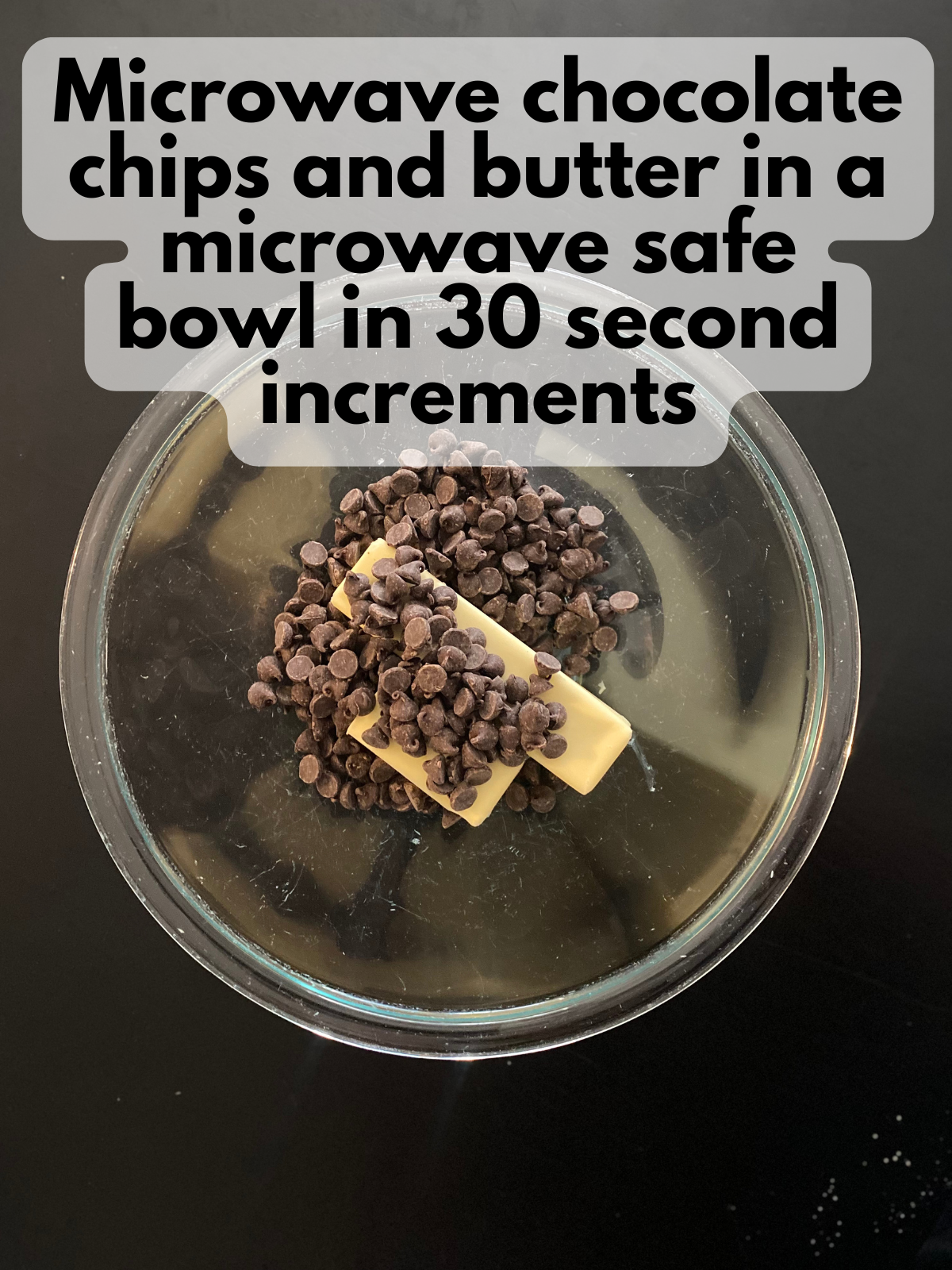 chocolate chips and butter