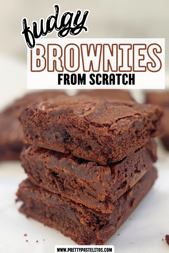 homemade brownies pin