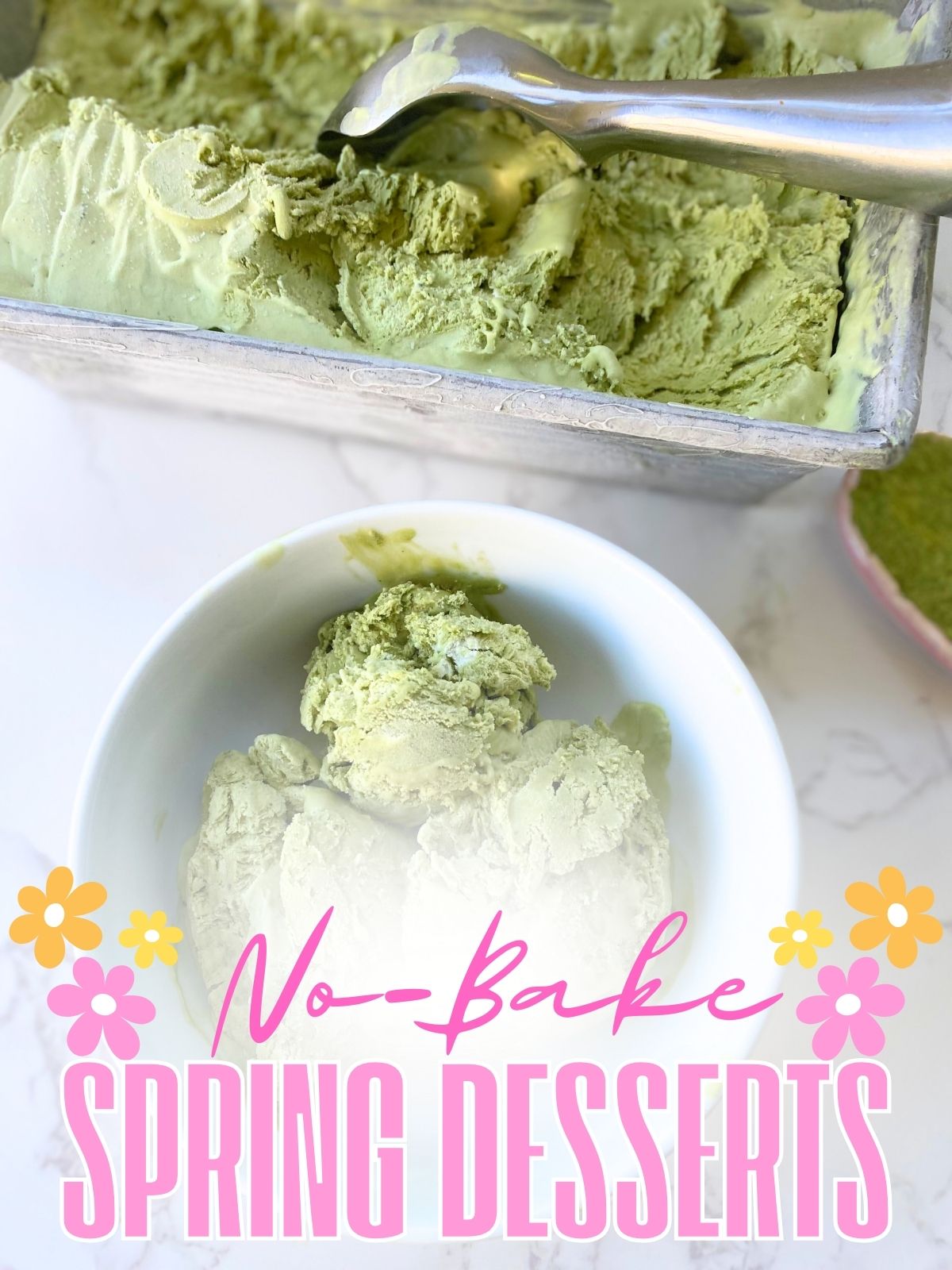 lavender matcha ice cream