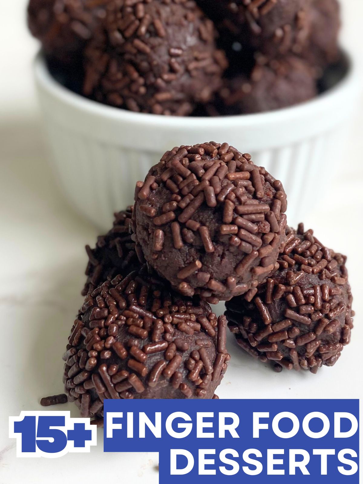 leftover brownie truffles