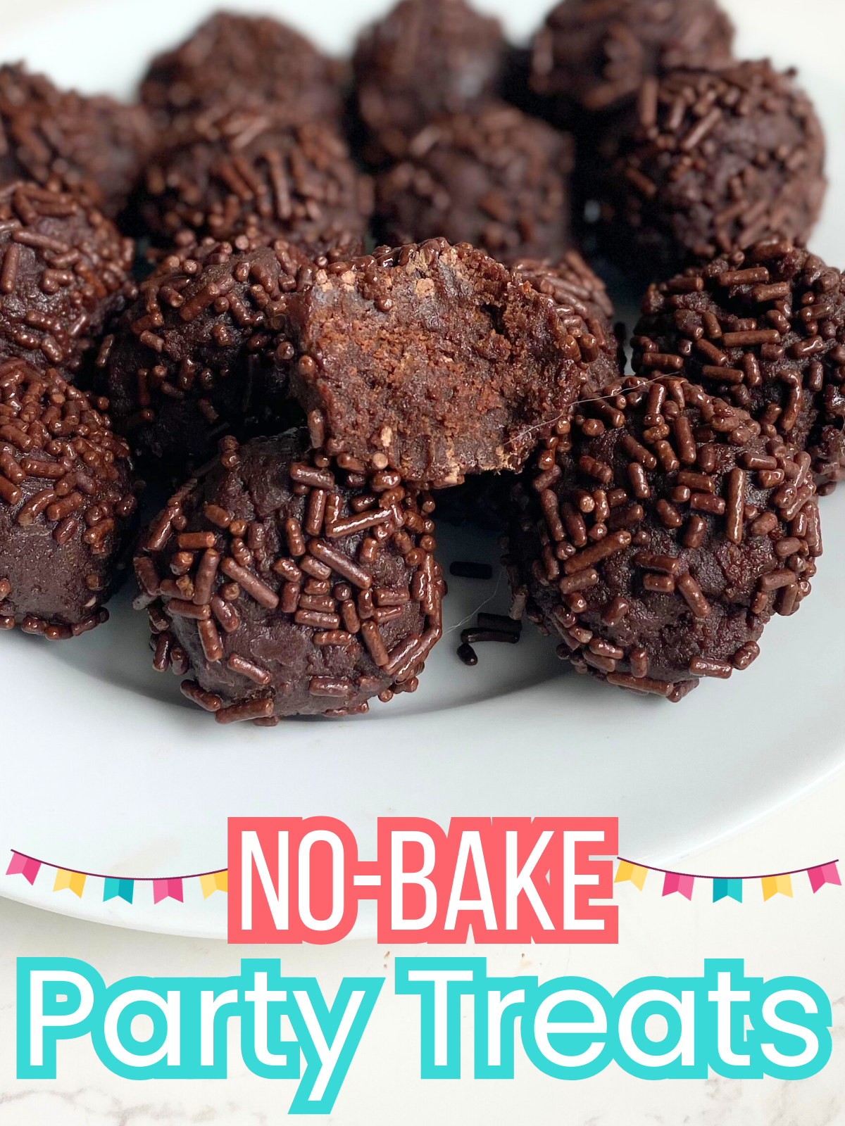 leftover brownie truffles