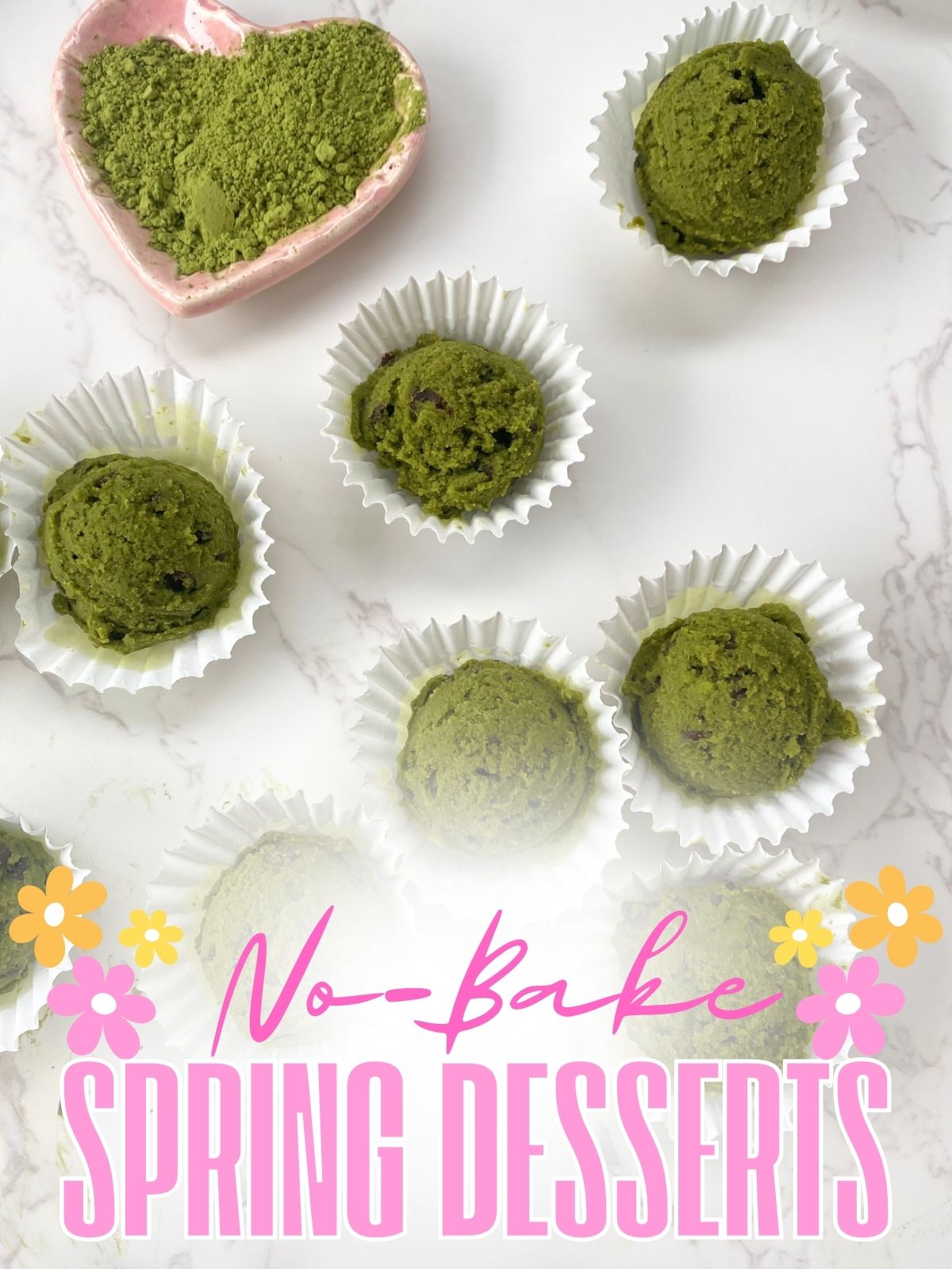 matcha edible cookie dough