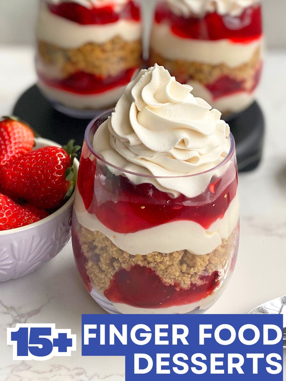 strawberry pie cheesecake cups