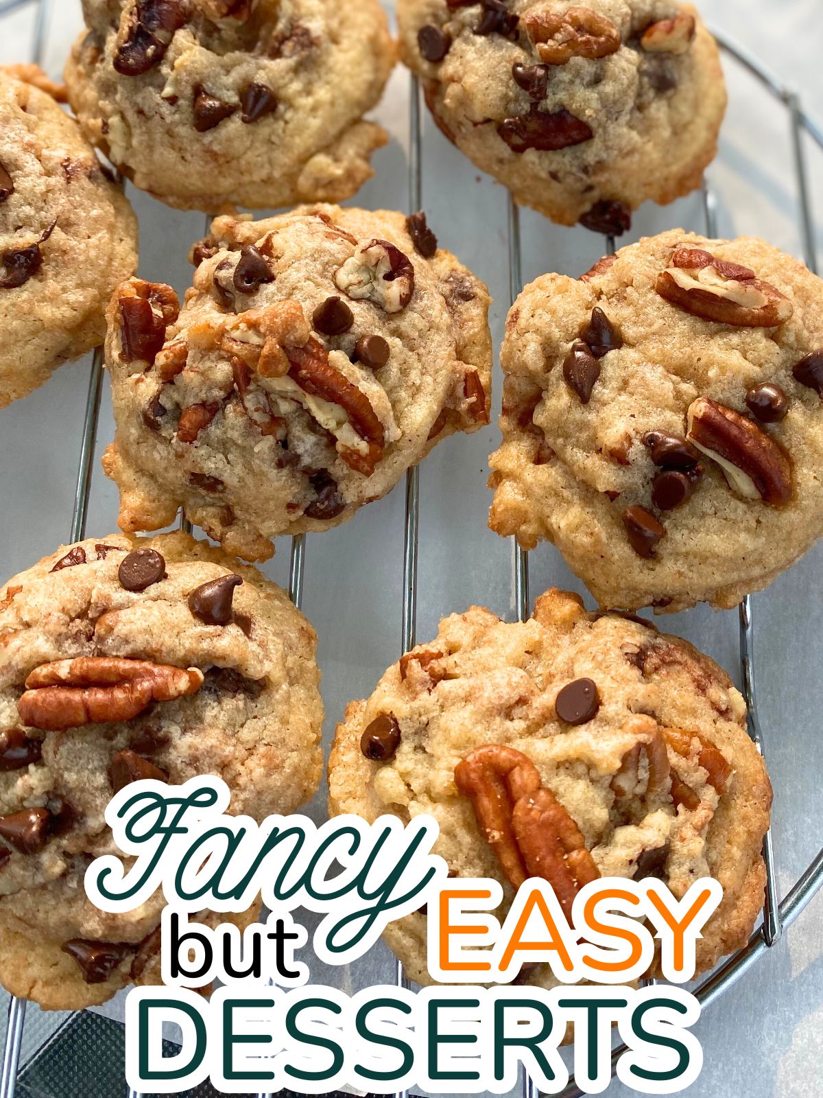 brown butter chocolate chip pecan cookies