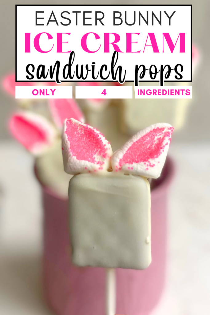 bunny ice cream sandwich pops