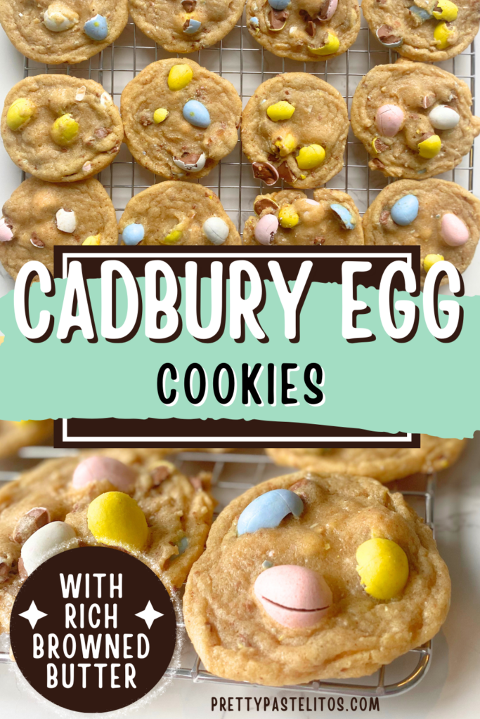cadbury egg cookies pin