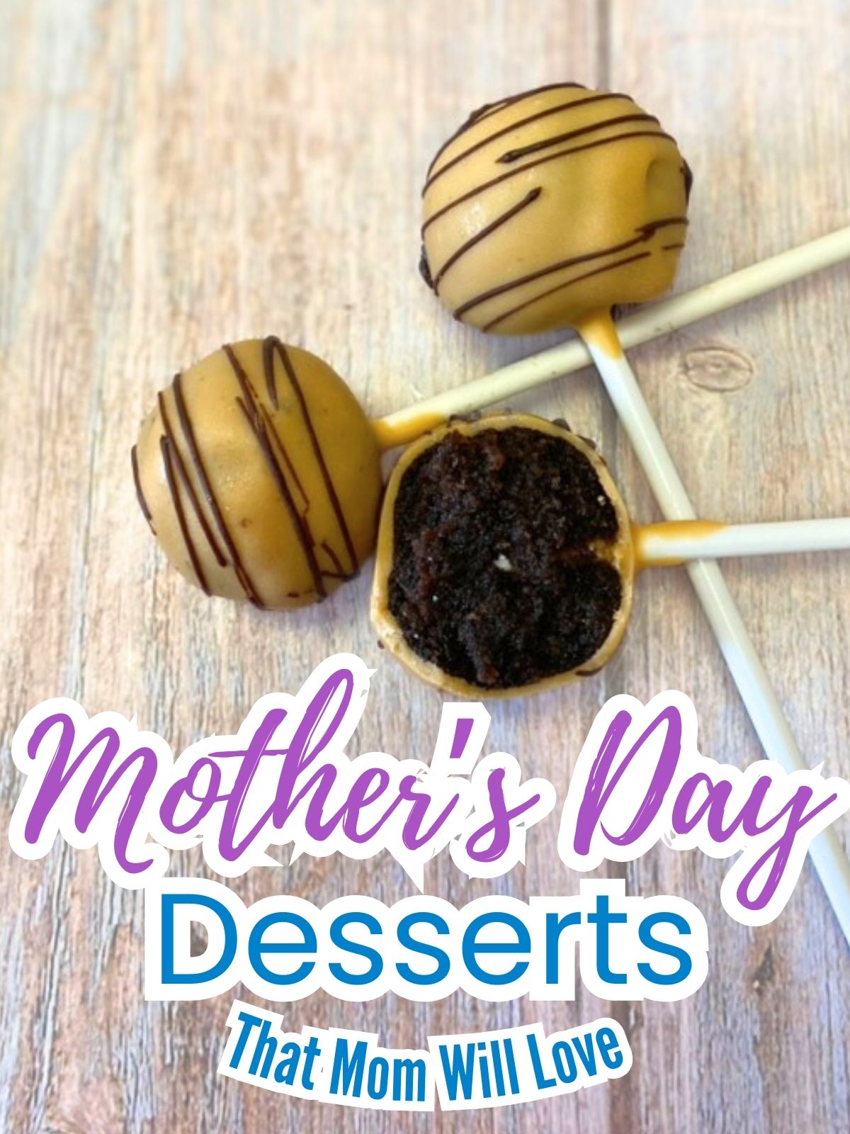 chocolate caramel cake pops