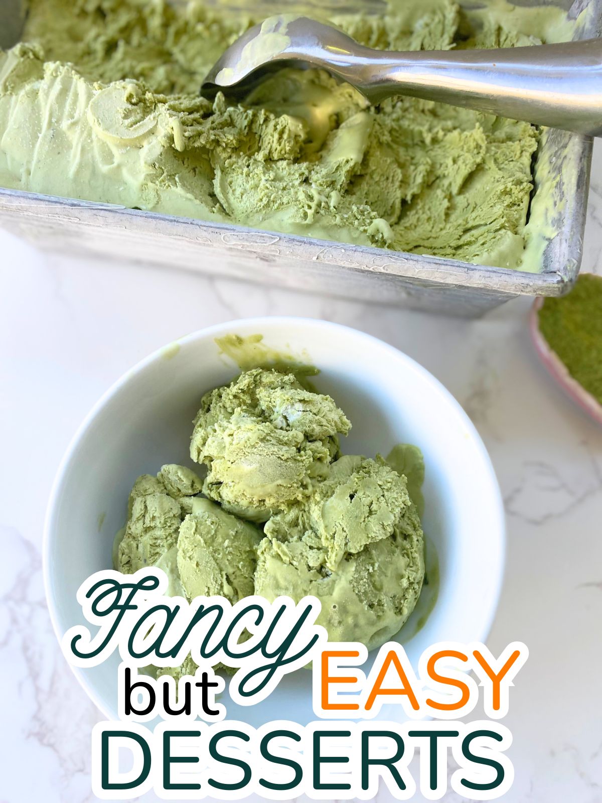 lavender matcha ice cream