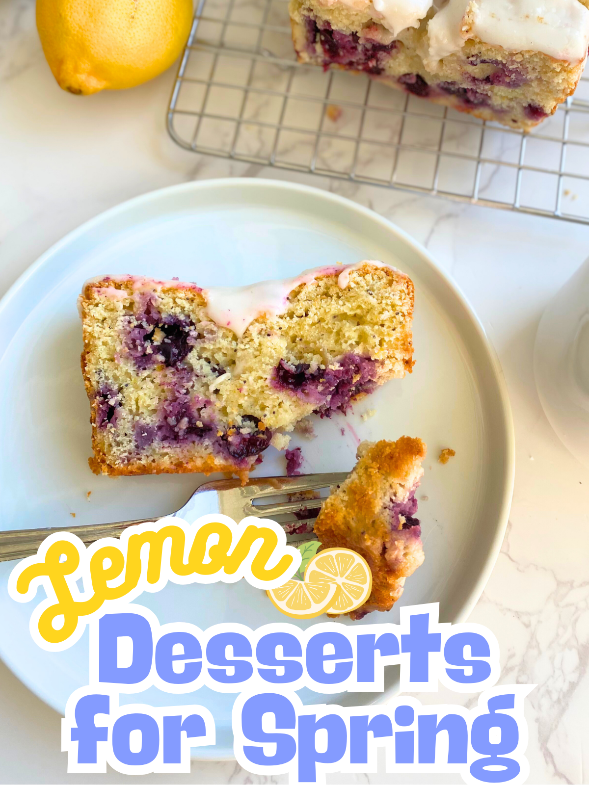 lemon blueberry bread