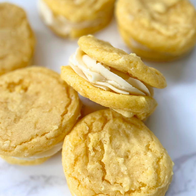 Lemon Cake Mix Whoopie Pies