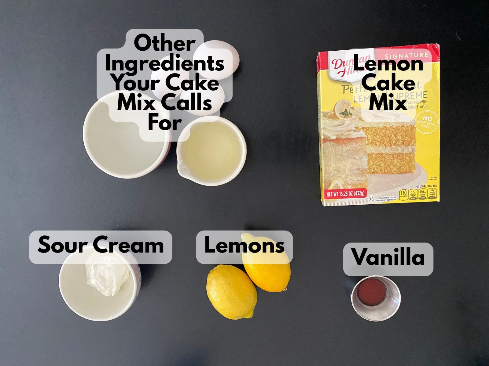 lemon cupcakes ingredients