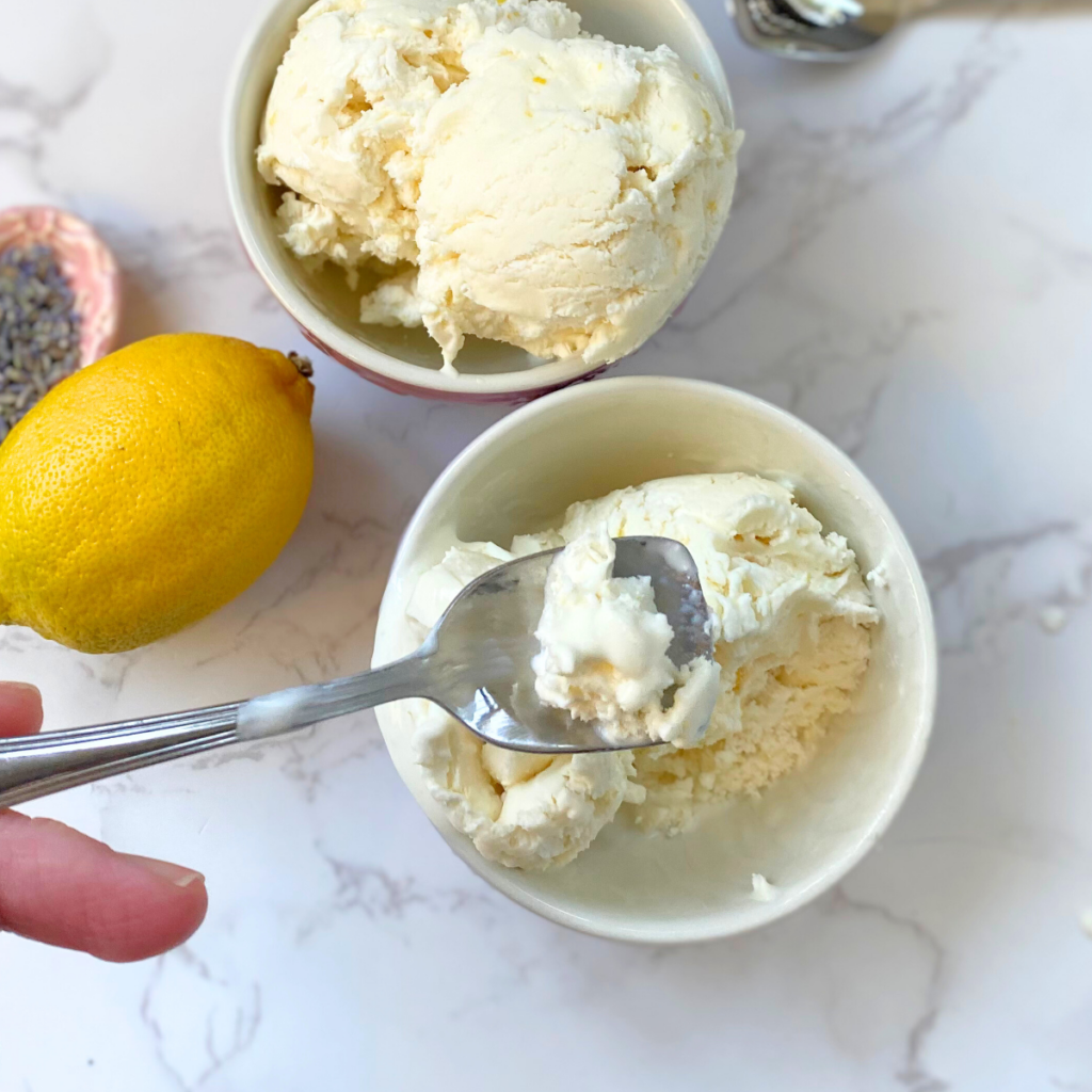 lemon lavender ice cream