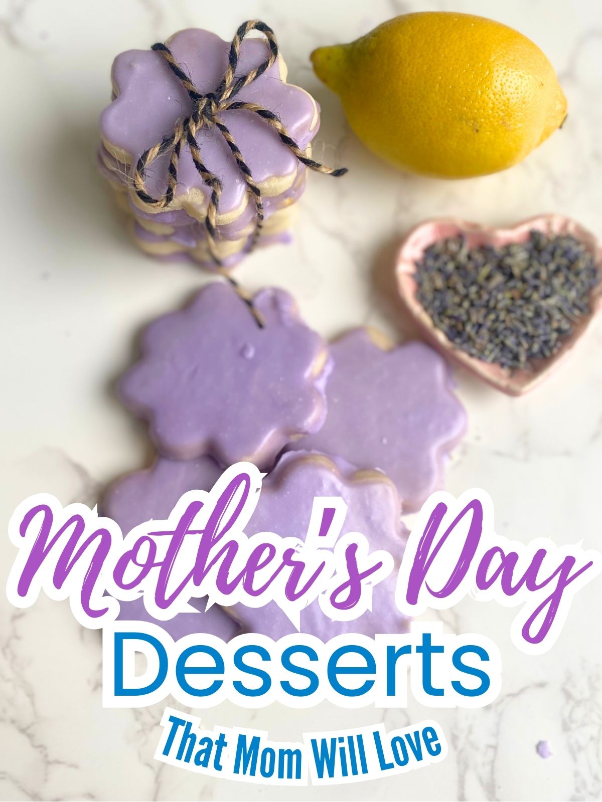 lemon lavender shortbread cookies