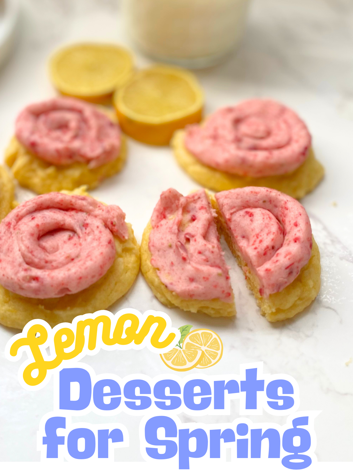 lemon strawberry cake mix cookies
