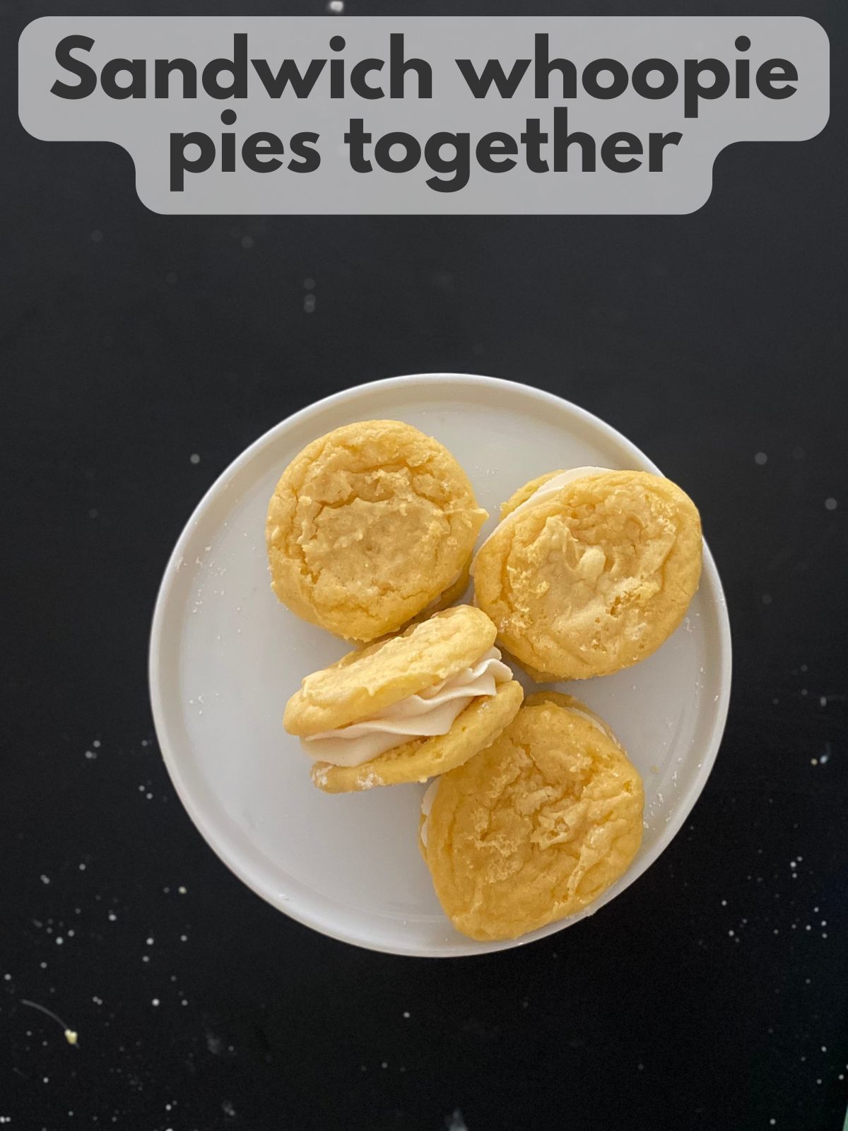 finished lemon cake mix whoopie pies