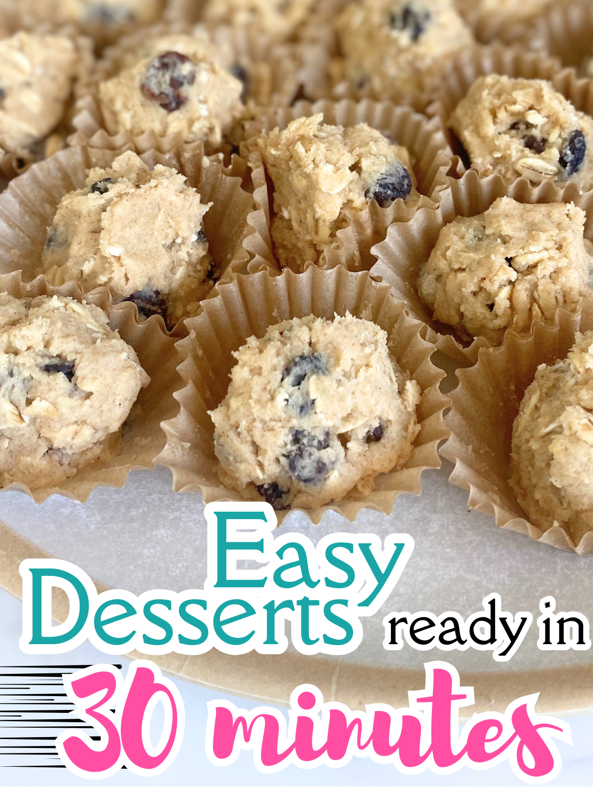 oatmeal raisin cookie dough