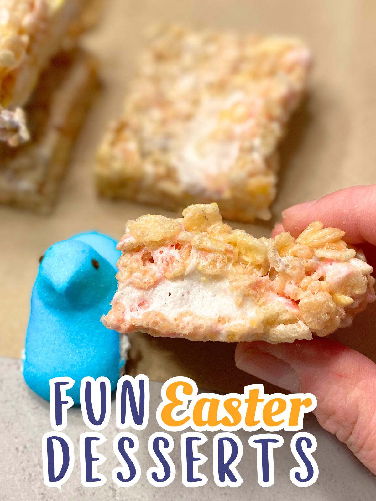 peeps rice krispie treats