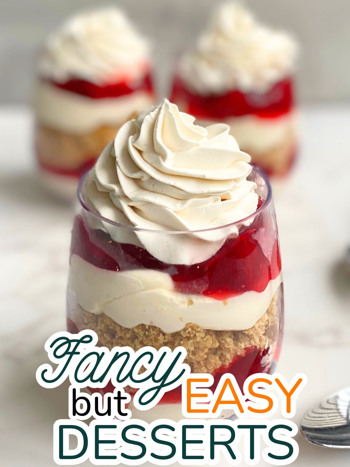 strawberry cheesecake parfaits