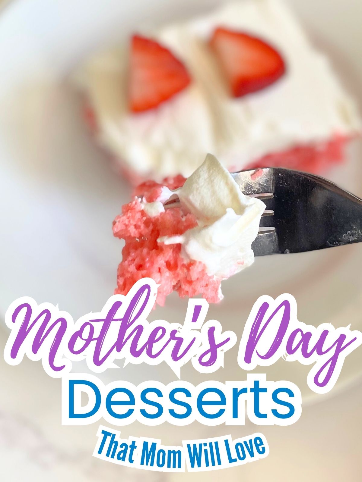 strawberry poke cake