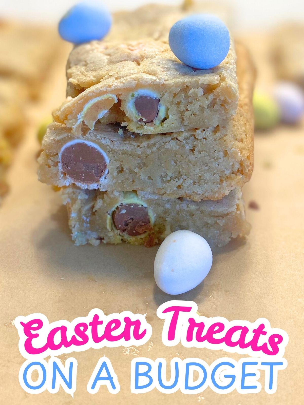Easter blondies