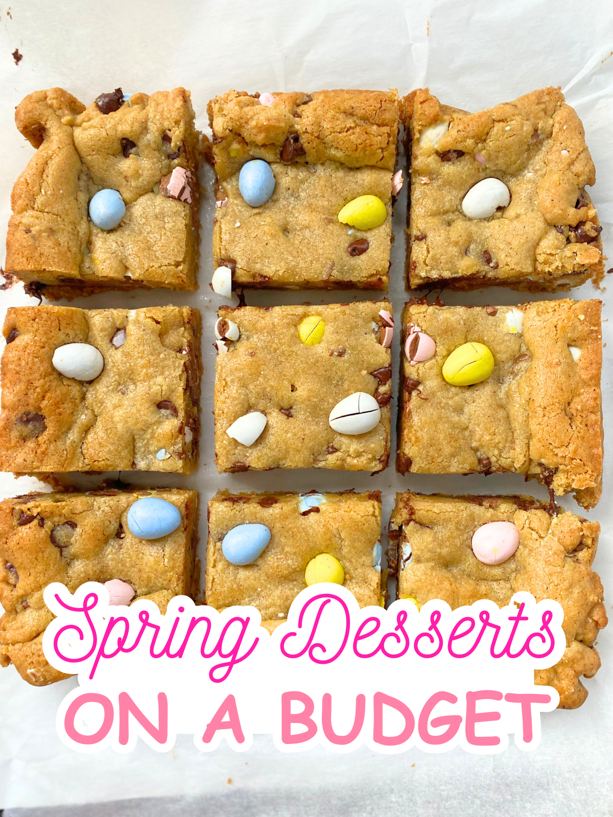 cadbury egg cookie bars