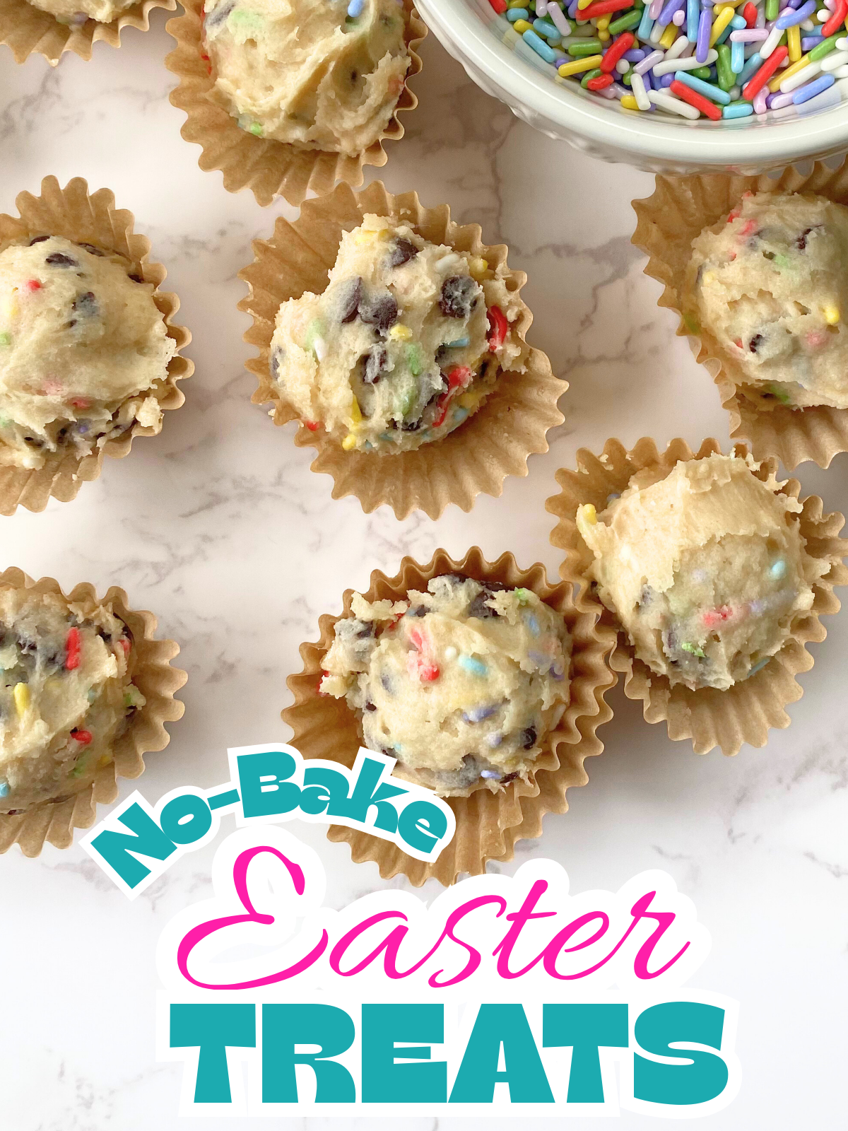 chocolate chip sprinkle cookie dough