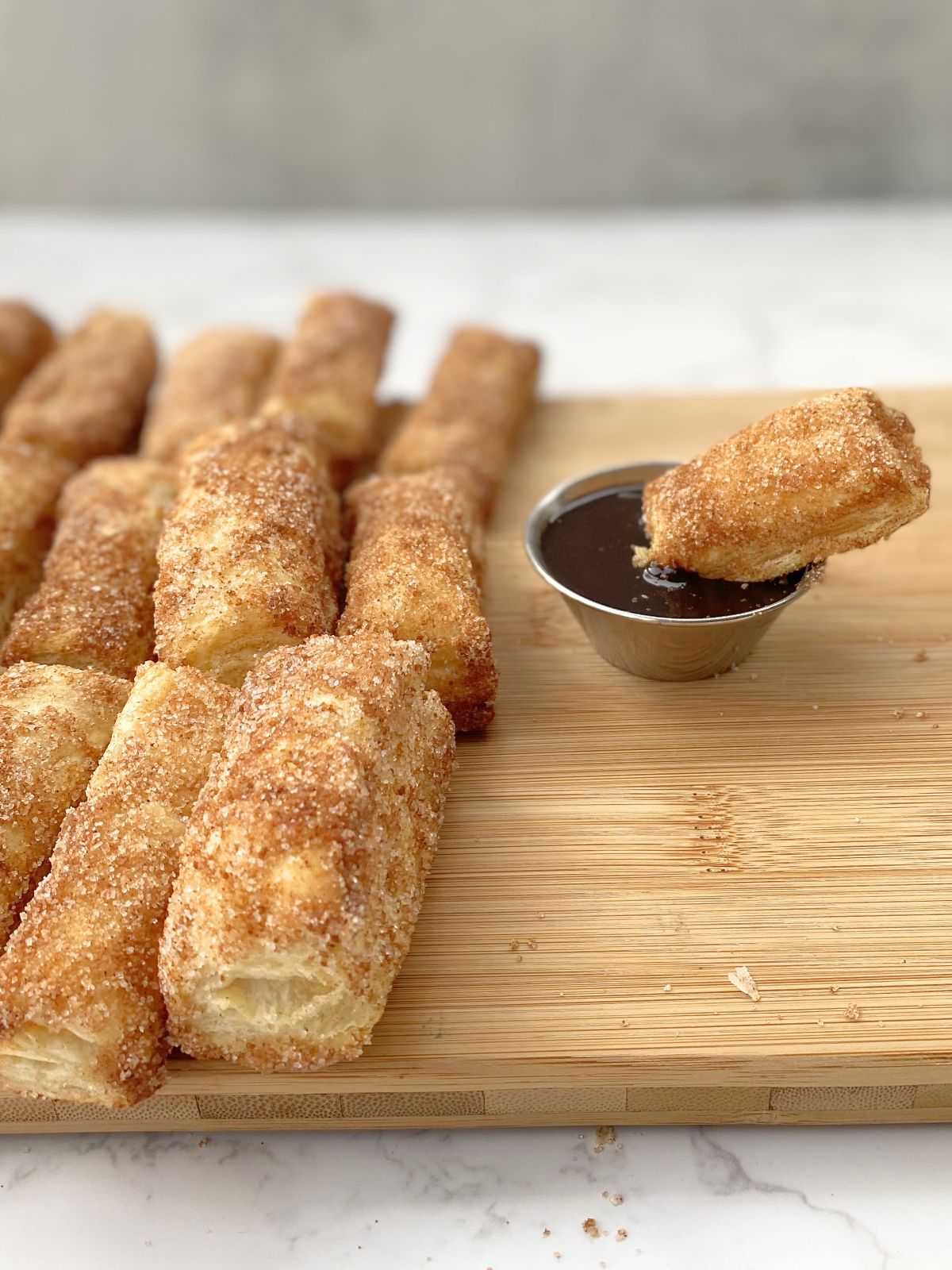 baked churro bites