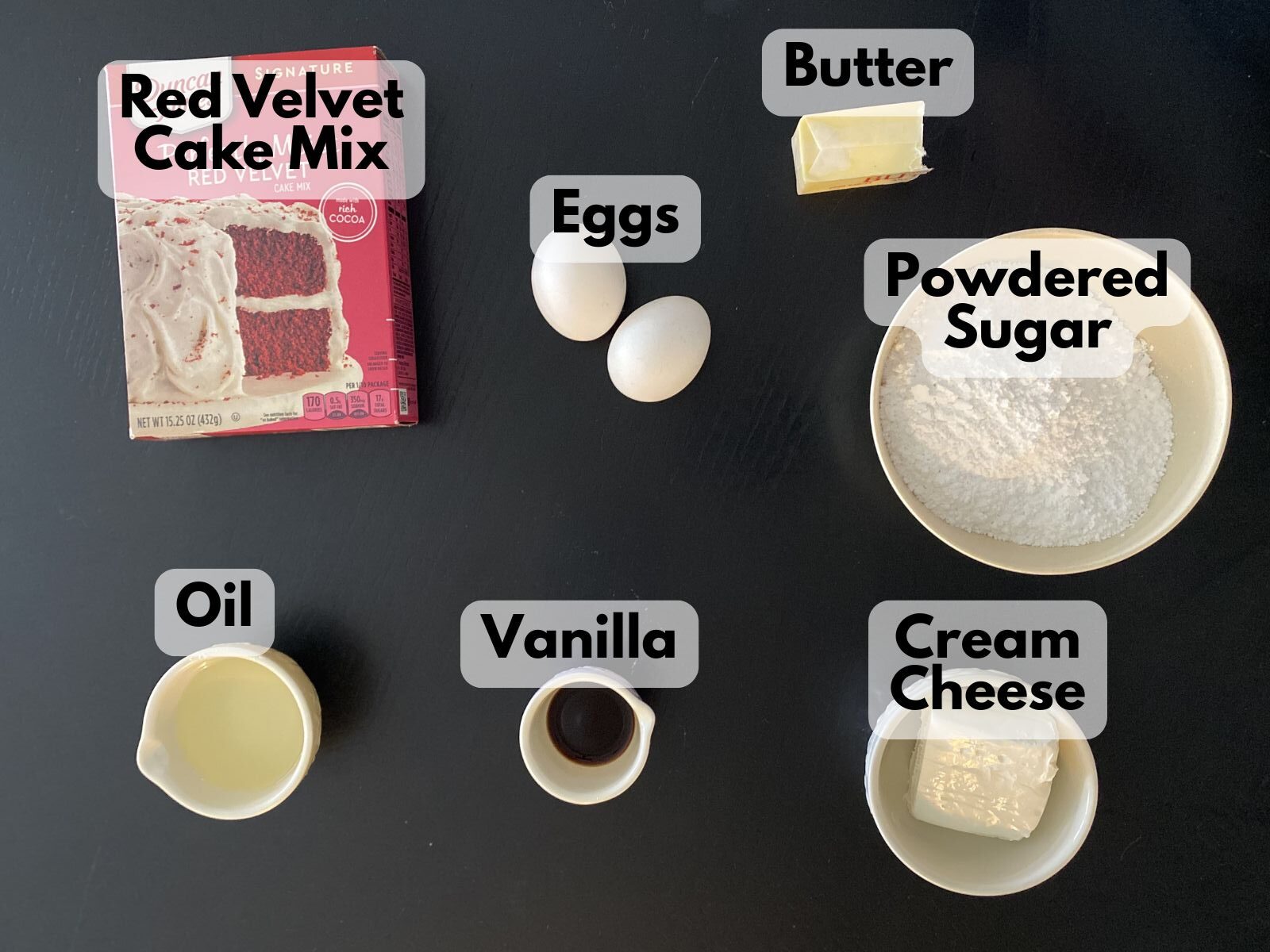 frosted red velvet cake mix cookies ingredients