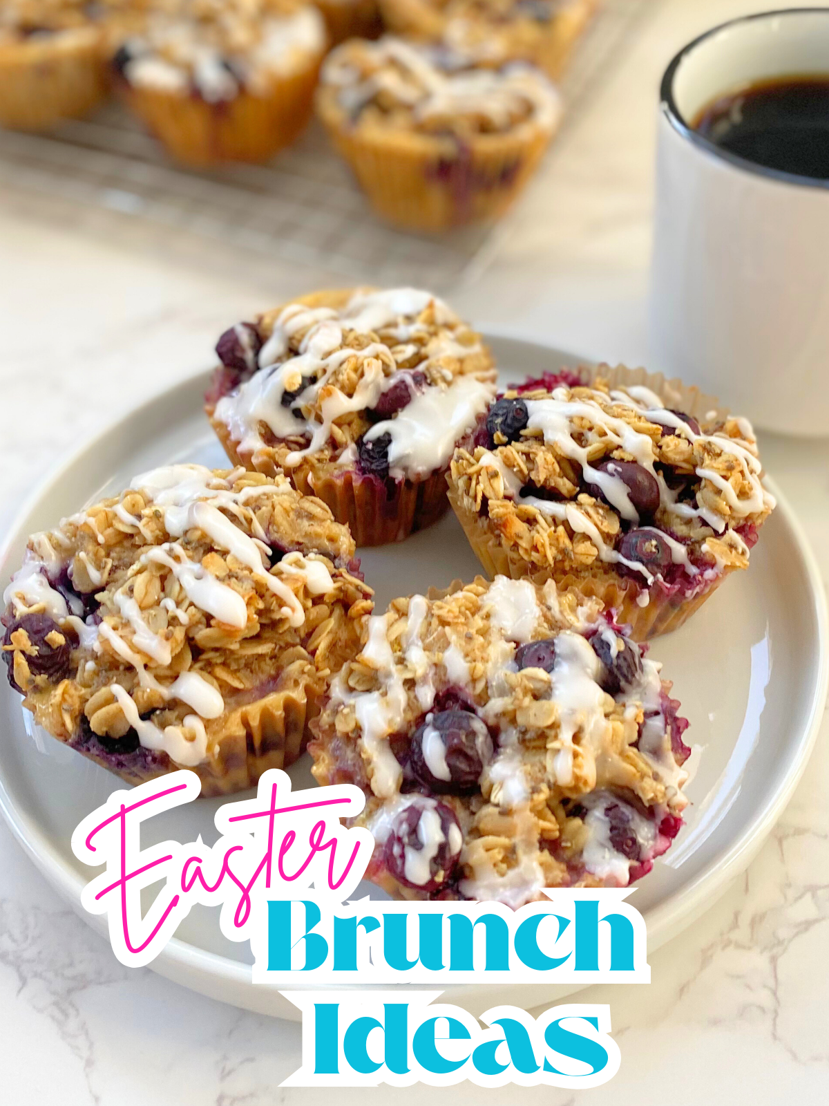 lemon blueberry baked oatmeal cups