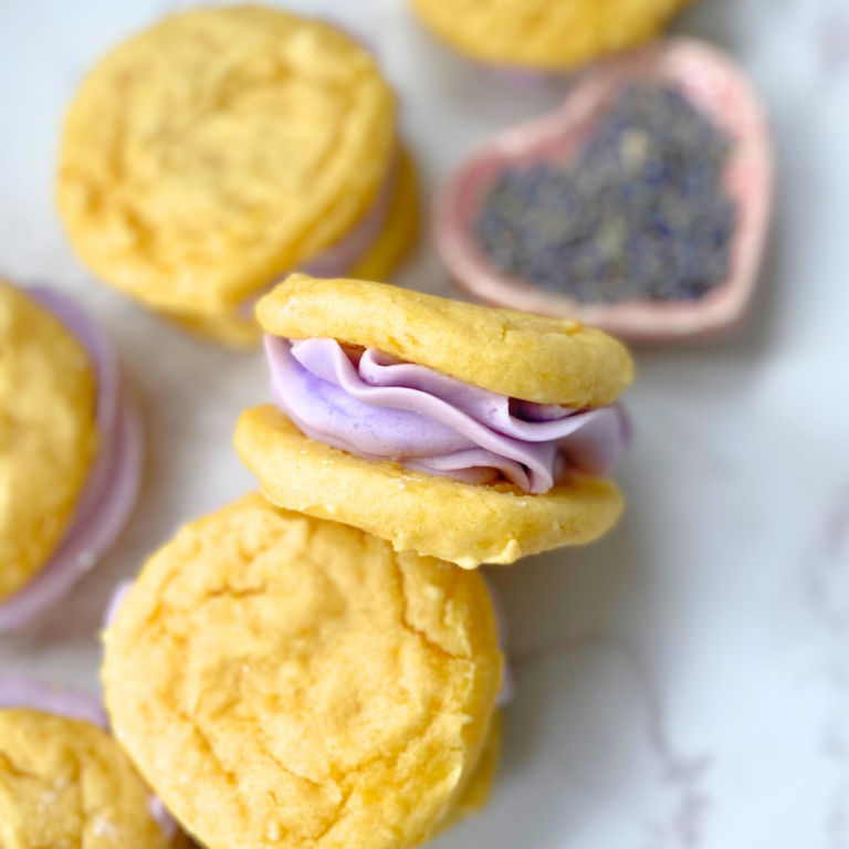 lemon lavender whoopie pies