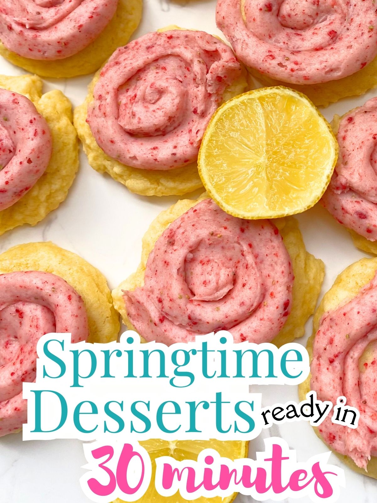 lemon strawberry cake mix cookies