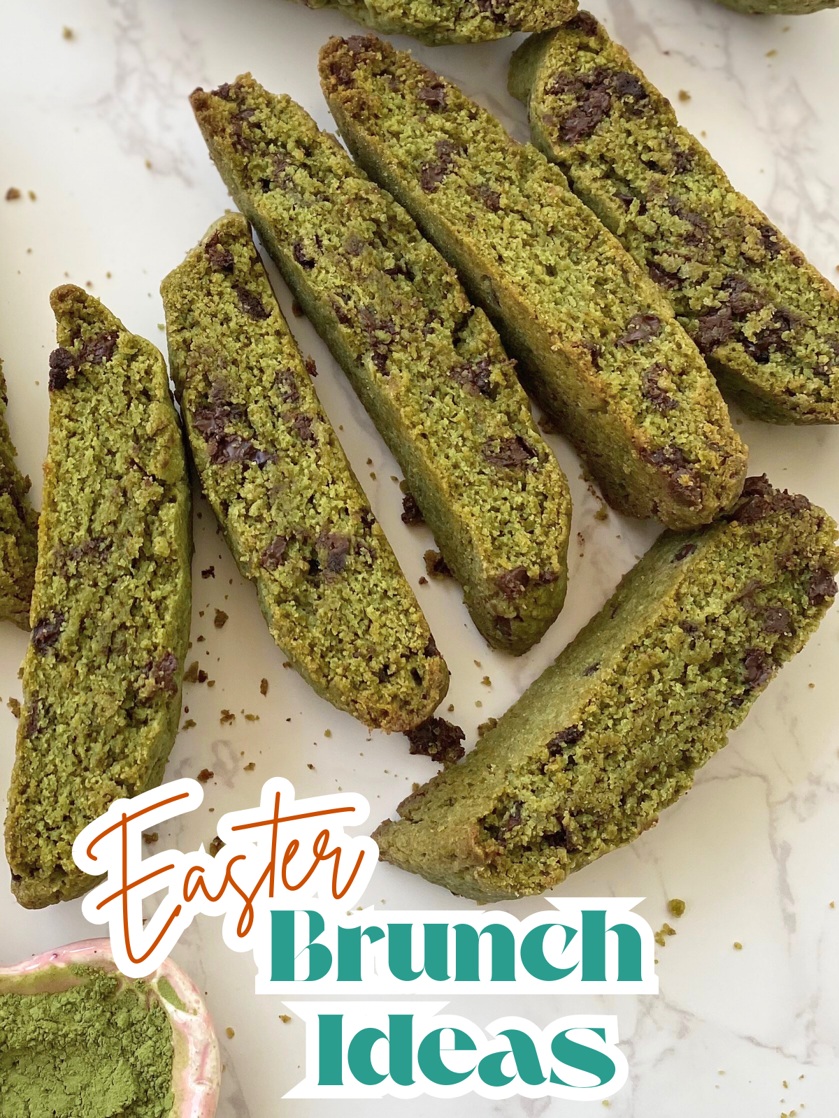 matcha biscotti