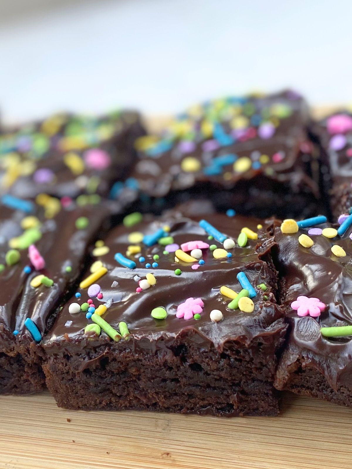 springtime brownies