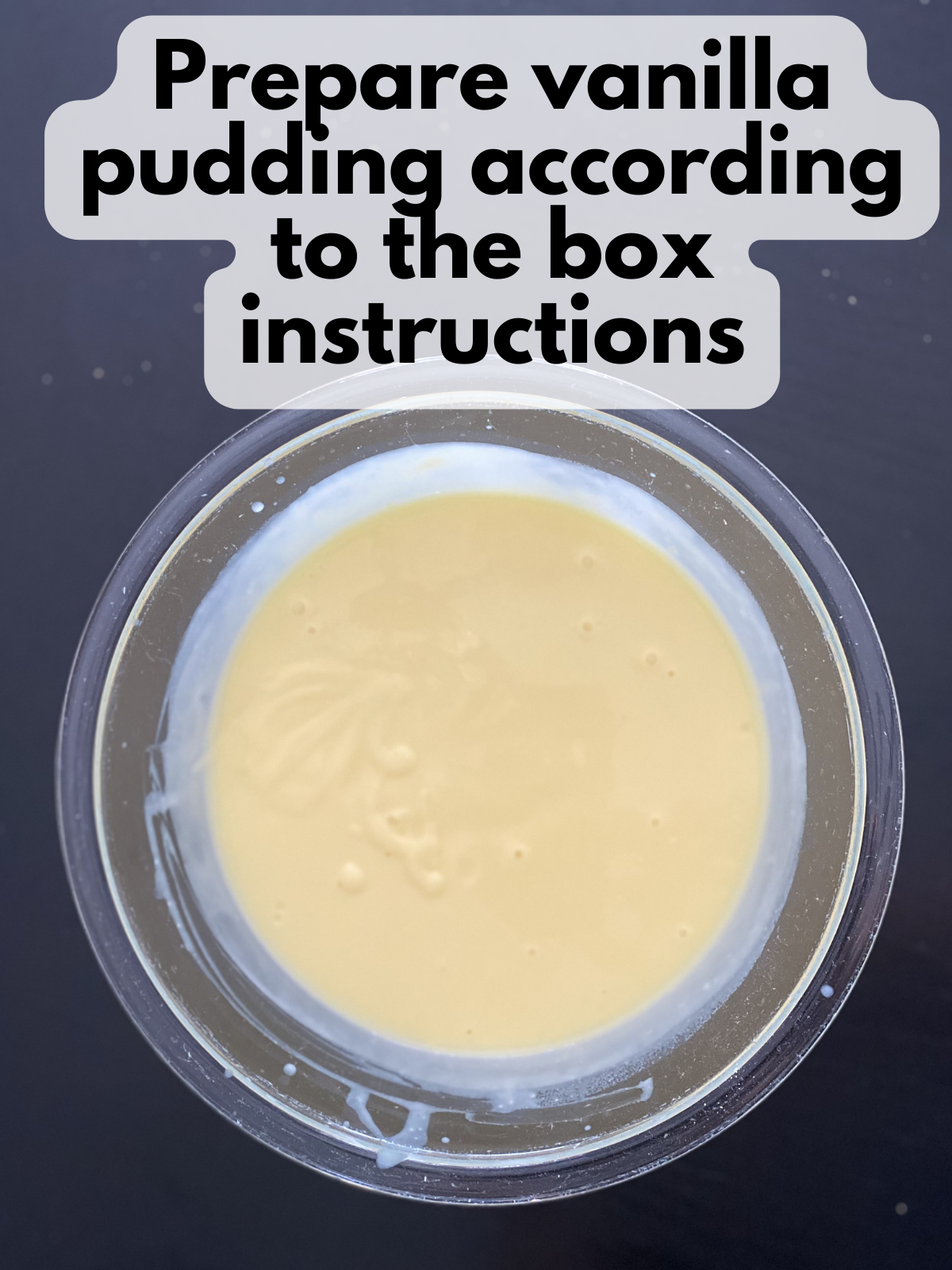 vanilla pudding