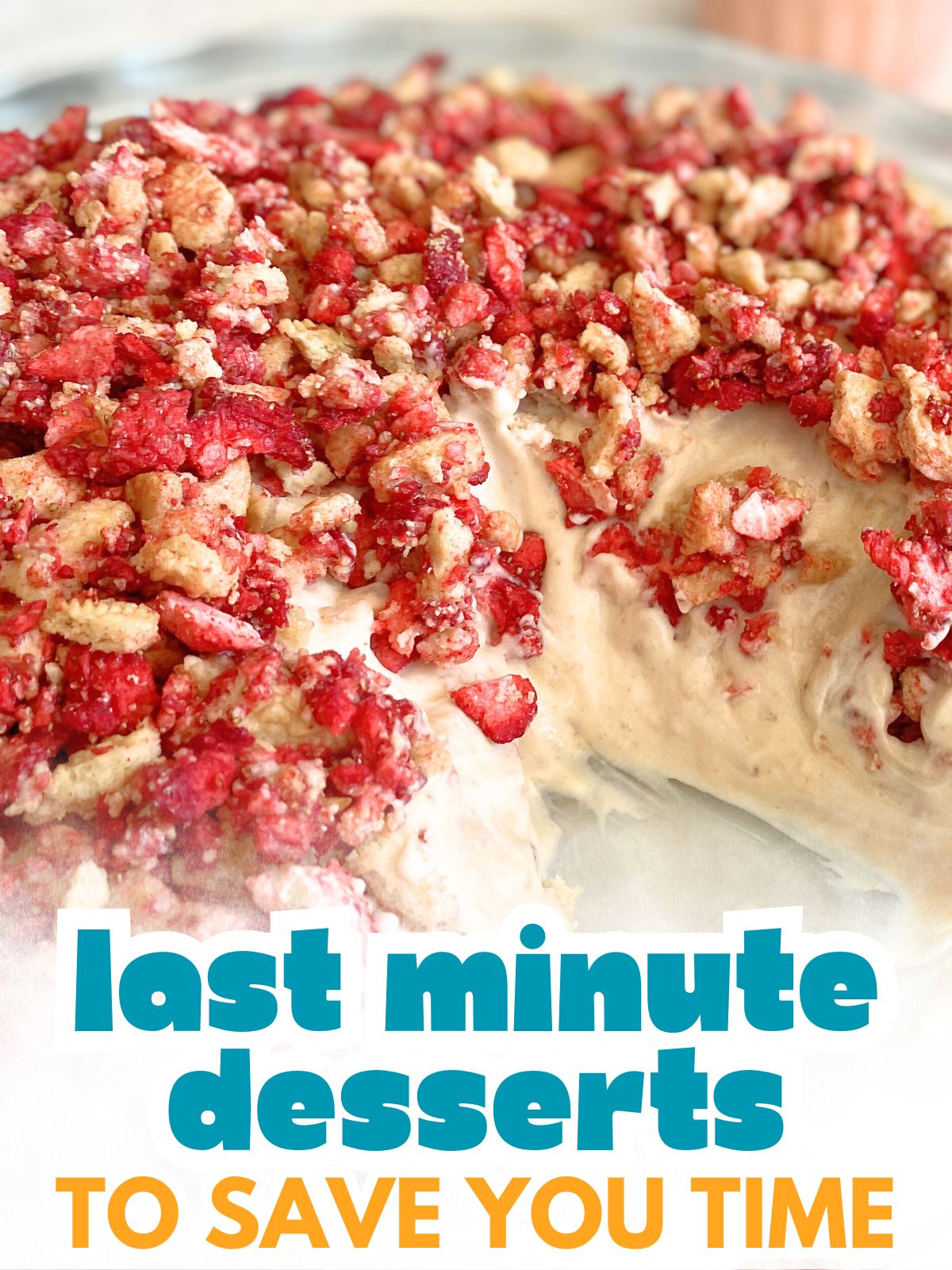 Golden oreo strawberry crunch pudding pie