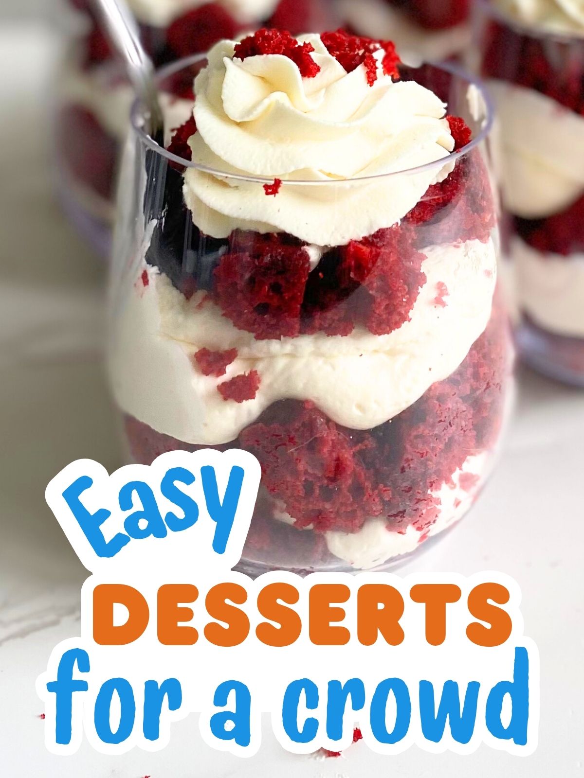 red velvet cheesecake parfaits