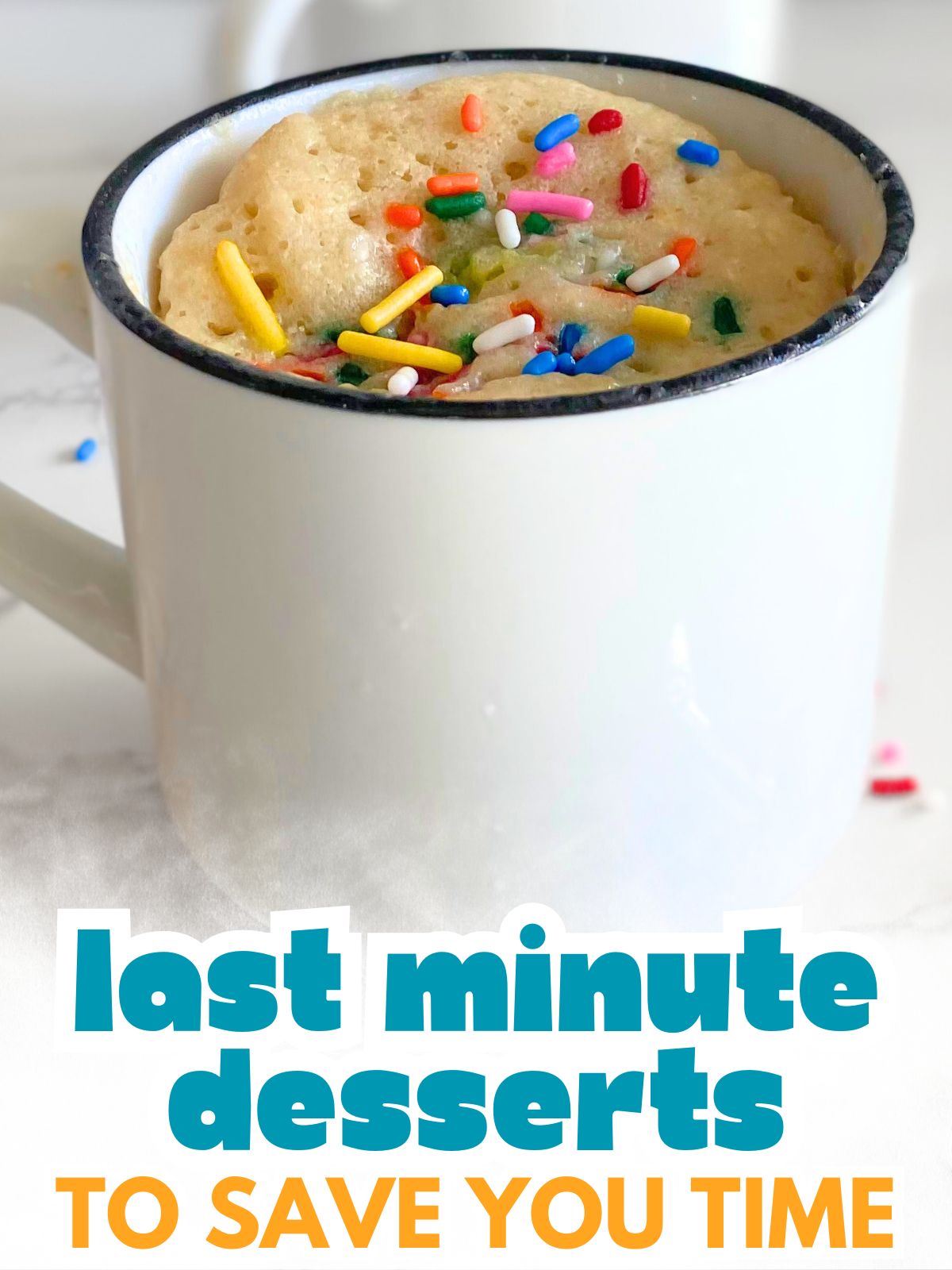 birthday cake protein mug cake