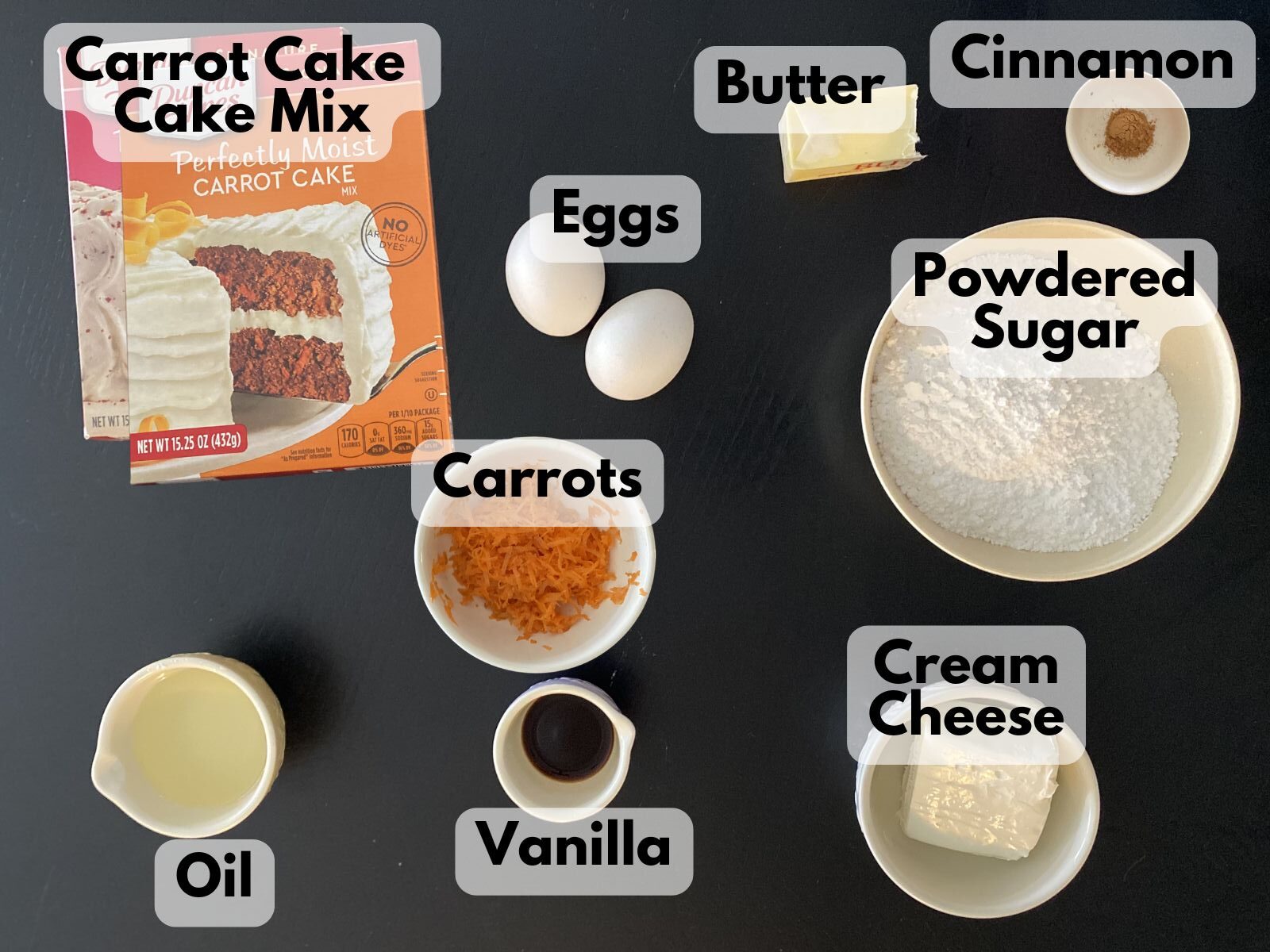 frosted carrot cake cake mix cookies ingredients