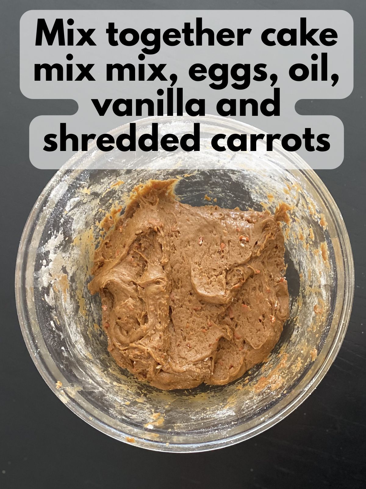 carrot cake cake mix cookie dough